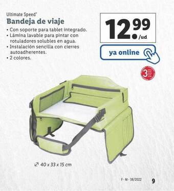 Lidl Ultimate speed bandeja de viaje oferta