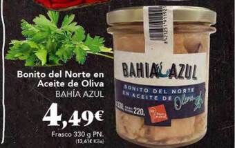 Gadis Bonito del norte en aceite de oliva bahia azul oferta