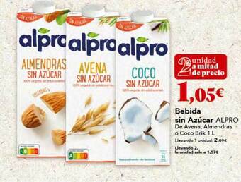 Gadis Bebida sin azucar alpro oferta