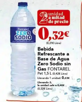 Gadis Bebida refrescante a base de agua zero sodio sin gas frontarel oferta
