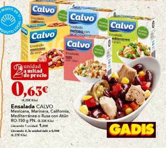 Gadis Ensalada calvo oferta