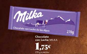 Gadis Chocolate con leche milka oferta