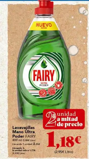Gadis Lavavajillas mano ultra poder fairy oferta