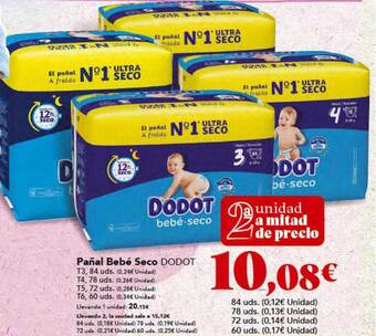 Gadis Pañal bebé seco dodot oferta