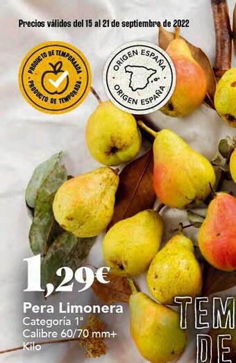 Gadis Pera limonera oferta