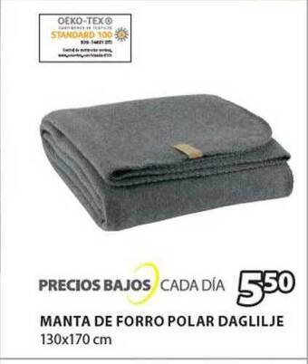 JYSK Manta de forro polar daglilje oferta