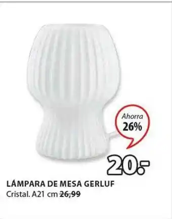 JYSK Lámpara de mesa gerluf oferta