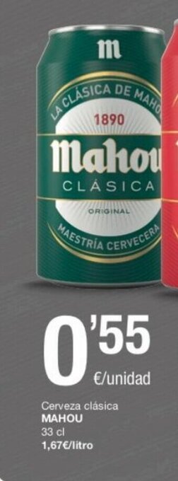 SPAR Fragadis Mahou Cerveza Clásica oferta
