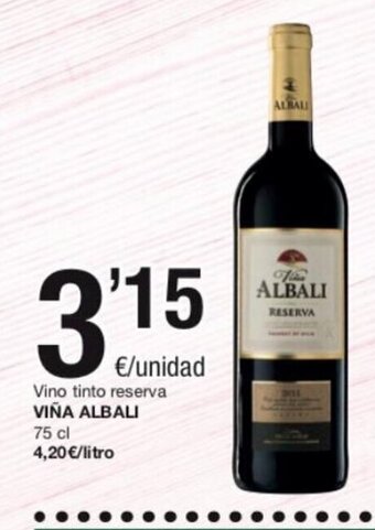 SPAR Fragadis Vina Albali Vino Tinto Reserva oferta