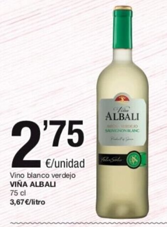 SPAR Fragadis Vina Albali Vino Blanco Verdejo oferta