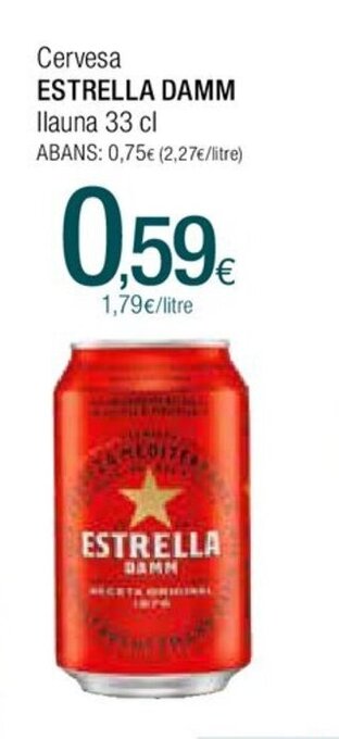 Condis Estrella Damm oferta