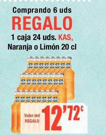 Masymas Kas naranja o limón oferta