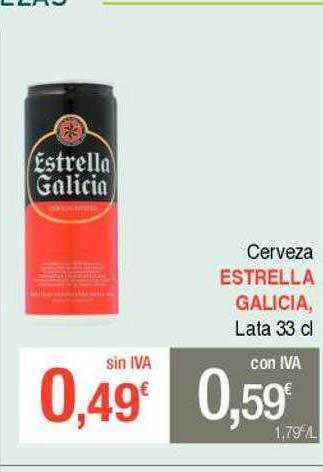 Masymas Cerveza estrella galicia oferta