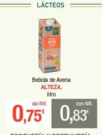 Masymas Bebida de avena alteza oferta