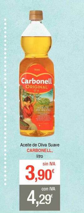 Masymas Aceite de oliva suave carbonell oferta