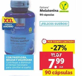 Lidl Optisana melatonina oferta