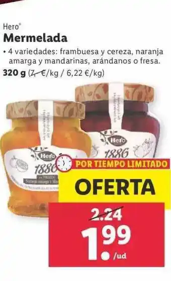 Lidl Hero mermelada oferta