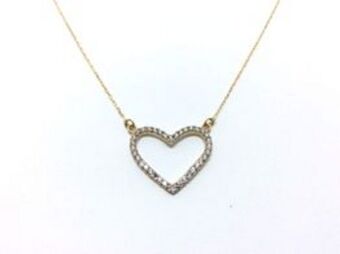Cash Converters Collar oro 18k con circonita 22cm oferta