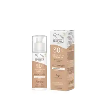 Planeta Huerto Crema protector solar facial color beige spf30 alga maris 50 ml oferta