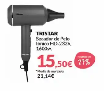 PrimaPrix Tristar Secador de Pelo Iónica HD-23626 1600w oferta