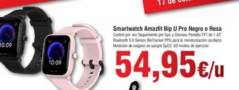 FROIZ Smartwatch Amazfit Bip U Pro Negro o Rosa oferta