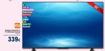 FROIZ Televisor Xiaomi Mi TV P1 UHD Smart Android oferta