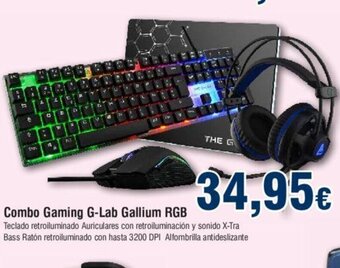 FROIZ Combo Gaming G-Lab Gallium RGB oferta