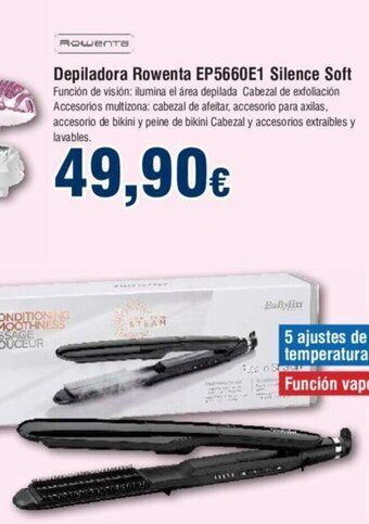 FROIZ Depiladora Rowenta EP5660E1 Silence Soft oferta