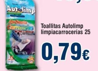 FROIZ Toallitas Autolimp Limpiacarrocerías 25 oferta
