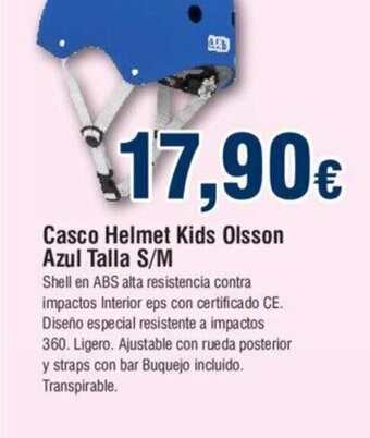 FROIZ Casco Helmet Kids Olsson Azul Talla S/M oferta