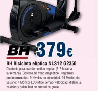 FROIZ BH Bicicleta Elíptica NLS12 G2350 oferta