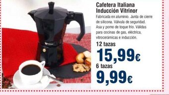 FROIZ Cafetera Italiana Inducción Vitrinor oferta