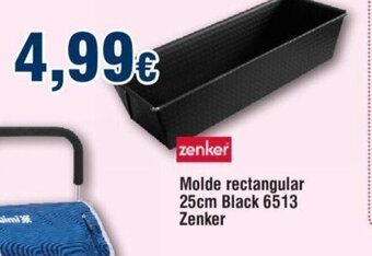 FROIZ Molde Rectangular 25cm Black 6513 Zenker oferta