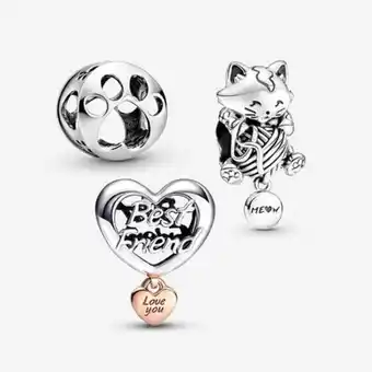 Pandora Conjunto de regalo amor de mascotas oferta