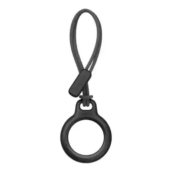 MediaMarkt Llavero - belkin secure holder, con correa, compatible con apple airtag, resistente a los golpes, negro oferta