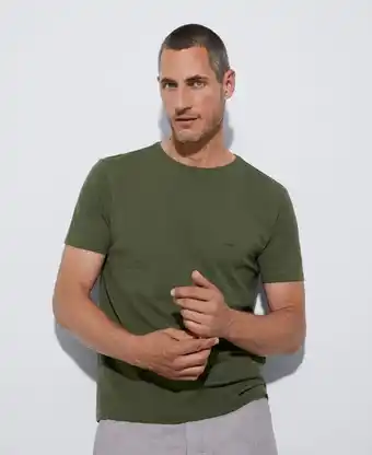 U Adolfo Domínguez Camiseta manga corta en algodón orgánico oferta