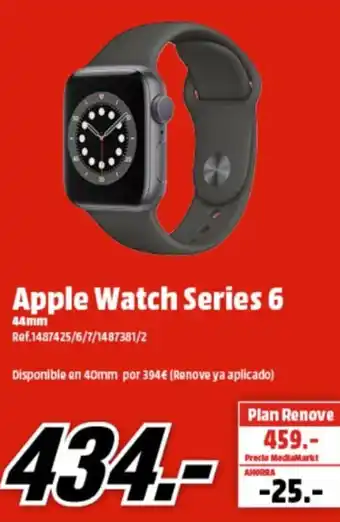 MediaMarkt Apple Watch Series 6 44mm oferta