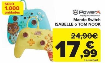 Carrefour Mando switch isabelle o tom nook oferta