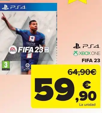 Carrefour Fifa 23 ps4, xboxone oferta
