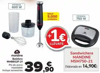 Carrefour Batidora mandine mhb602f-21 oferta