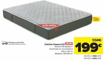Carrefour Colchón cayena 2.0 pikolin oferta