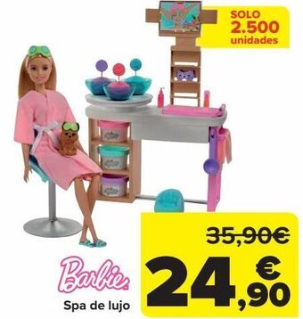 Carrefour Barbie spa de lujo oferta