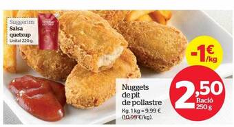 La Sirena Nuggets de pit de pollastre kg oferta