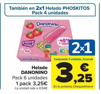 Carrefour Helado danonino oferta