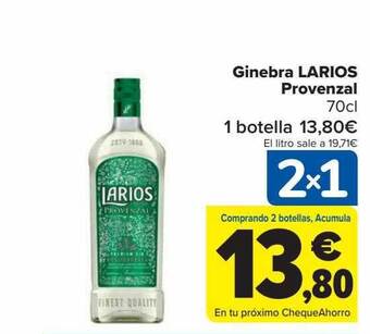 Carrefour Ginebra larios provenzal oferta