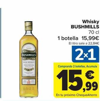 Carrefour Whisky bushmills oferta