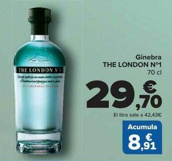 Carrefour Ginebra the london n°1 oferta