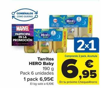 Carrefour Tarritos hero baby oferta