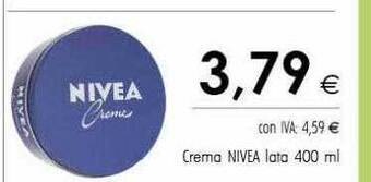 Cash Ifa Crema nivea lata oferta