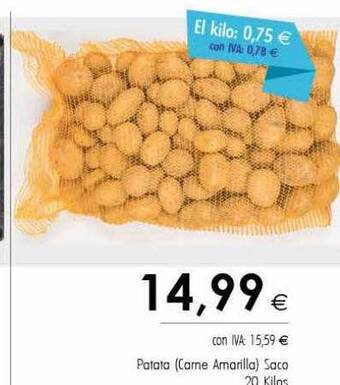 Cash Ifa Patata carne amarilla saco oferta